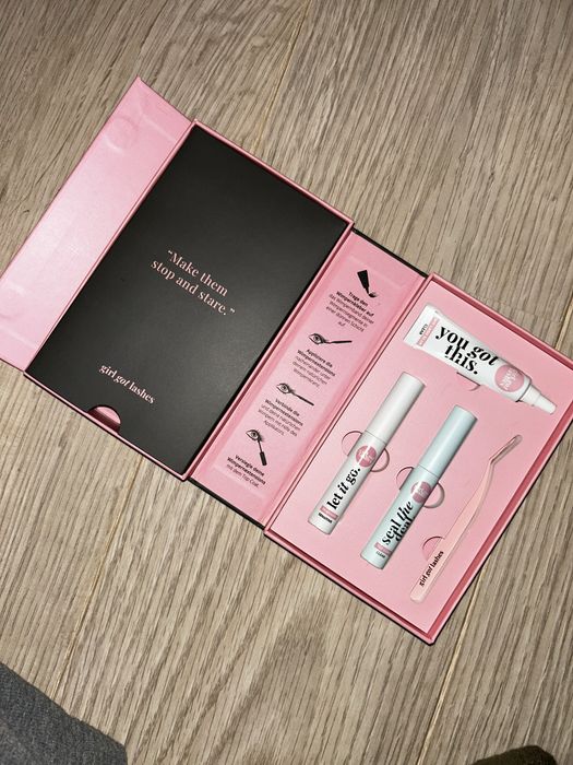 Пучкові накладні вії з повним набором