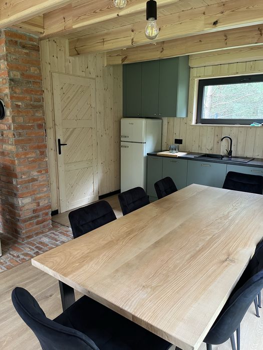 Domek do wynajęcia zalew Ostrowy balia sauna cisza Dom na krańcu lasu