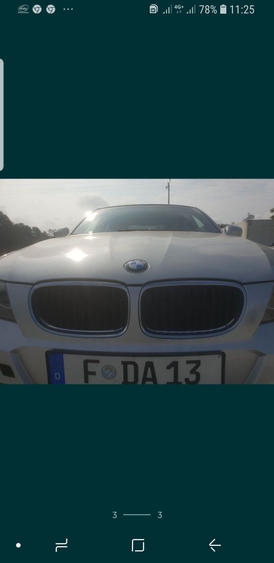 Grill Nerki Atrapa BMW E90 E90 LCI LIFT Oryginal jak nowe