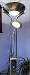 Lampa z funkcją ściemniania srebrna