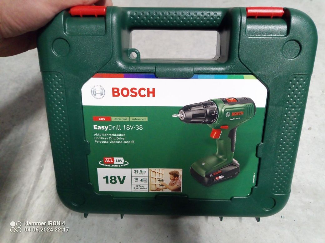 Wkrętarka Bosh EasyDrill 18V-38 38 Nm 18 V 2,0 Ah