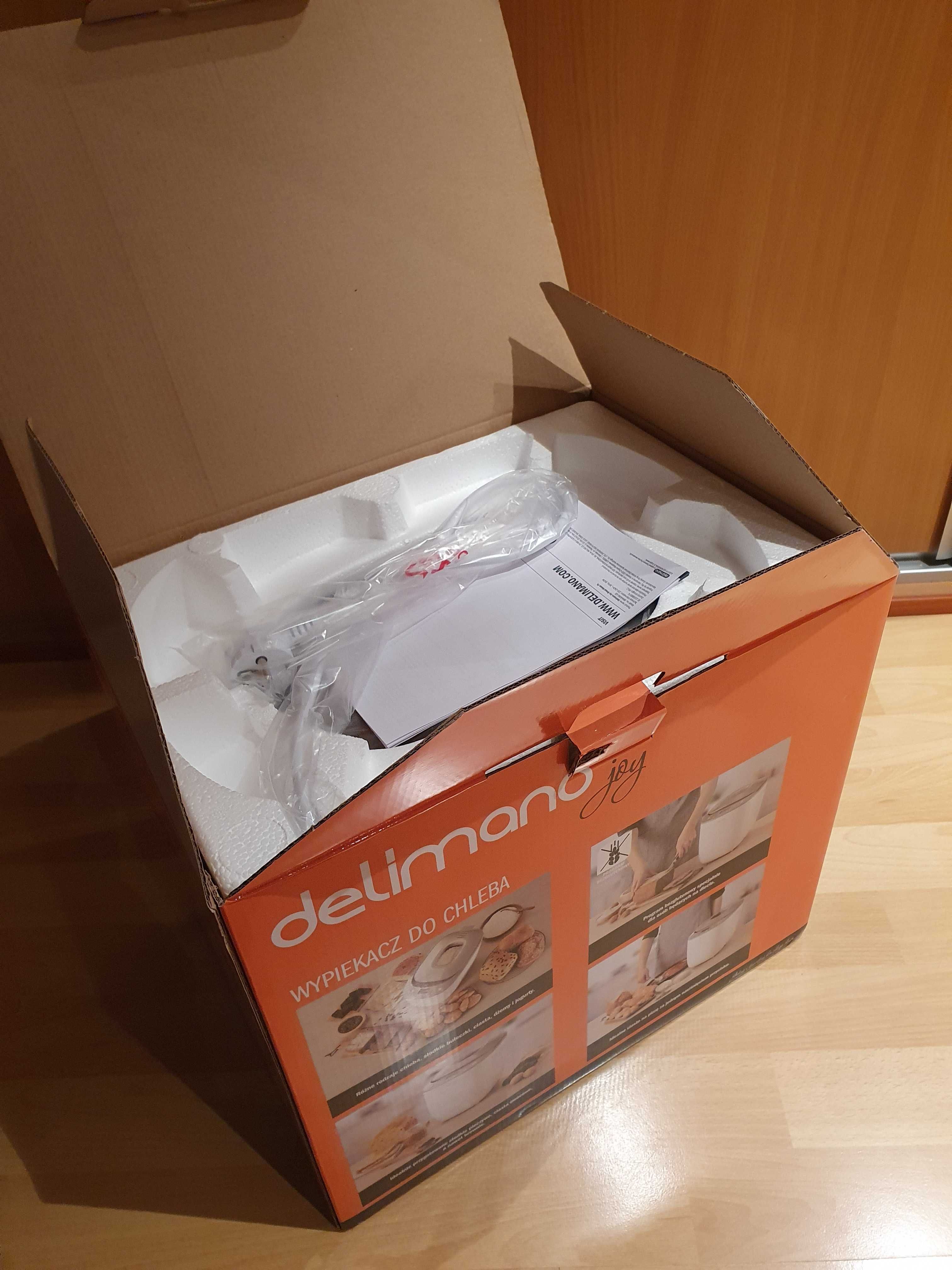 Wypiekacz do chleba Delimano Joy Bread Maker biały 550 W / Nowy!!