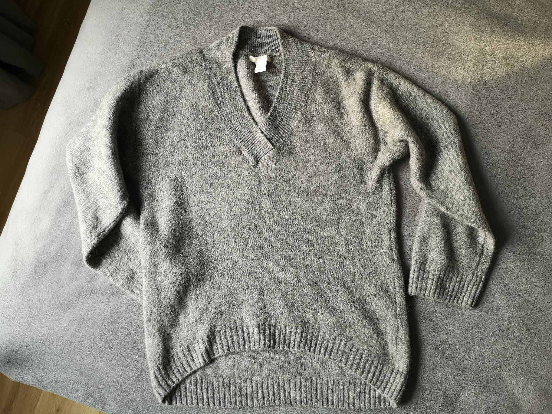 H&M sweter szary r. XS/34