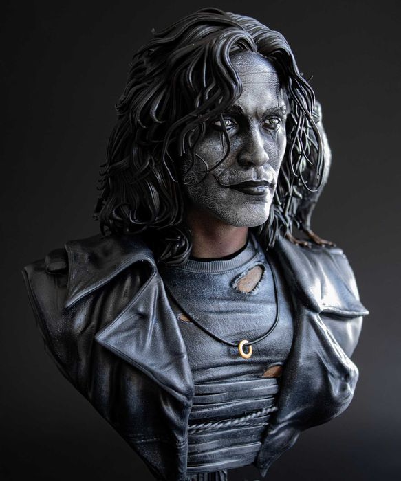 The Crow Kruk Brandon Lee Popiersie Ręcznie Malowane 1/4 Figurka
