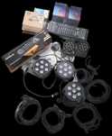 Zestaw oświetlenia scenicznego DMX LED RGB