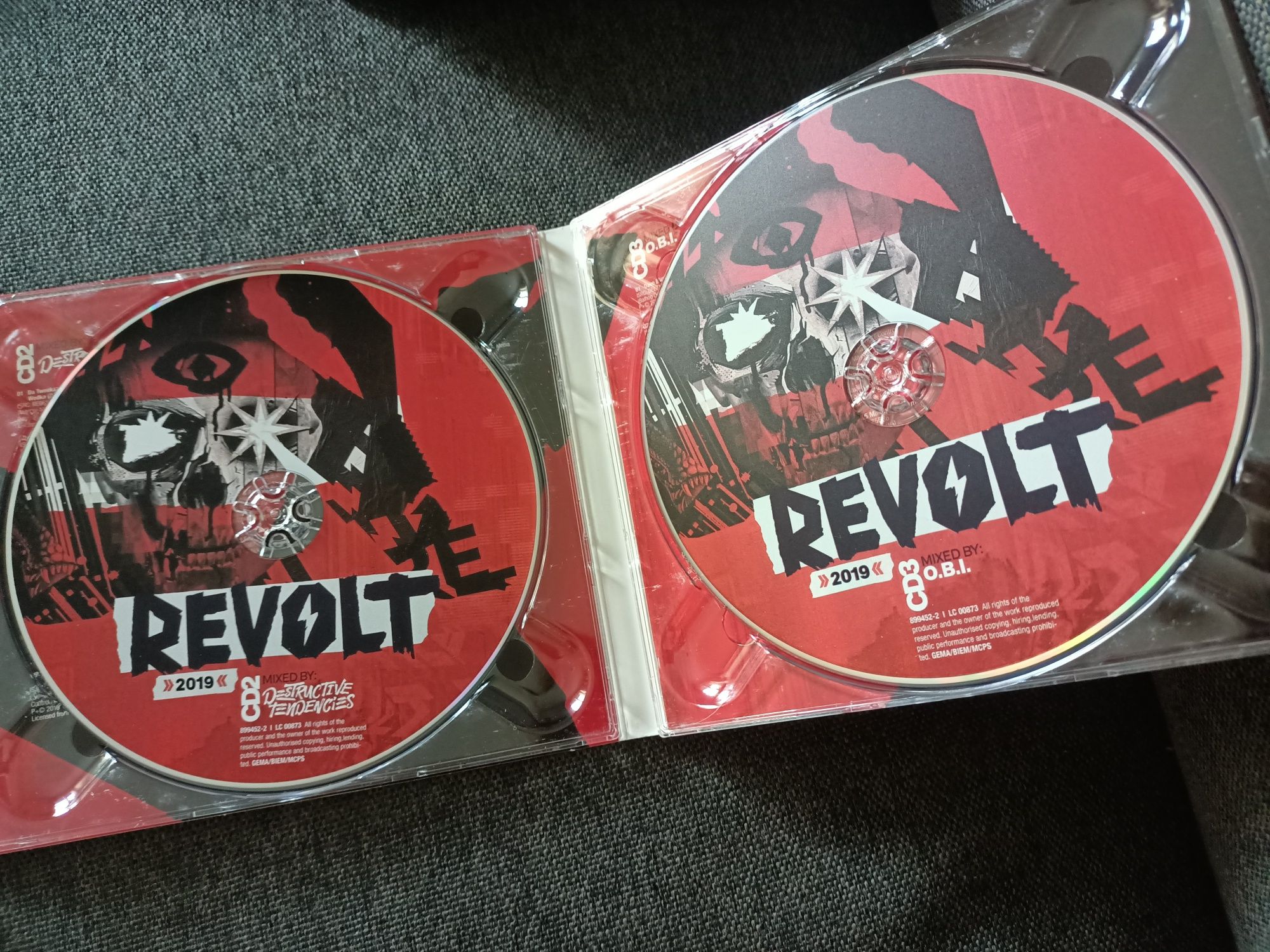 Sub Sonik - Destructive Tendencies - O.B.I. - Revolt 2019 (3xCD, Mixed