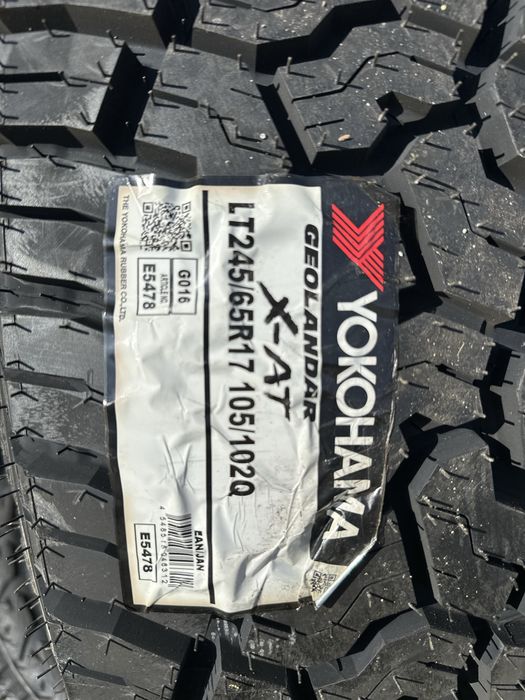 NOWE opony terenowe 245/65R17 Yokohama Geolandar X-AT 4x4 WYSYŁKA