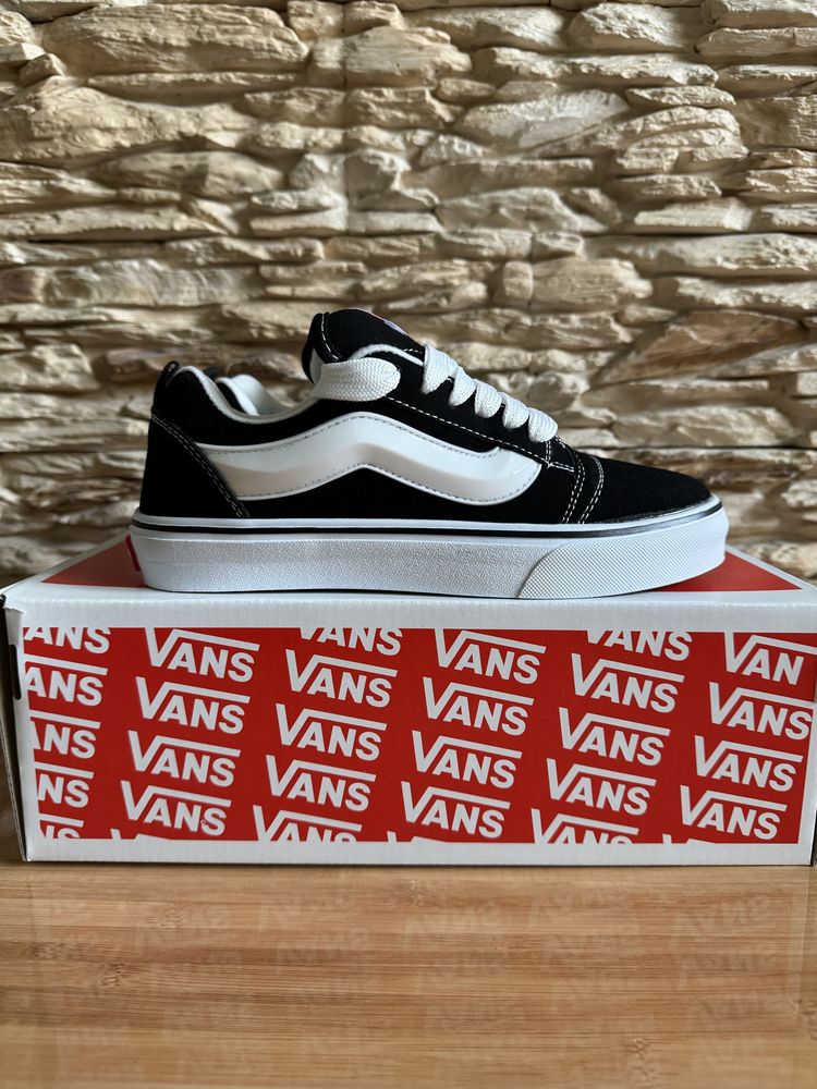 Кеди VANS KNU Scool Black  р. 36-40 Ванс кну скул