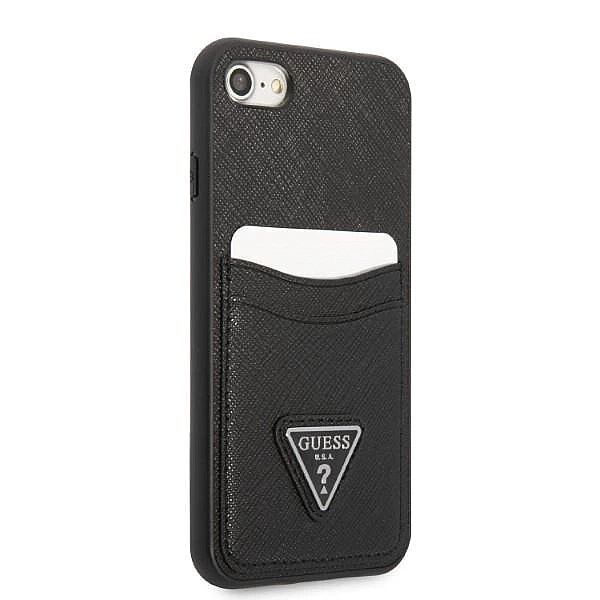Etui Guess Saffiano Triangle Logo Cardslot na iPhone 7 / 8 / Se 2020 /