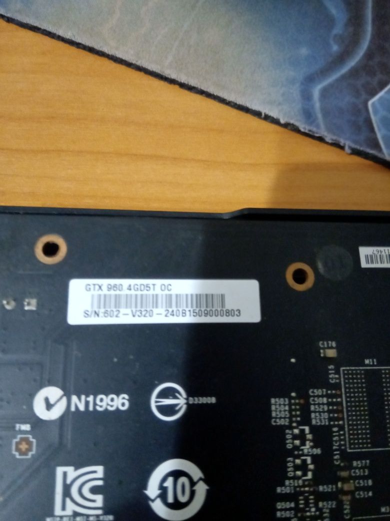 Nvidia GTX 960 OC 4gb 128bit