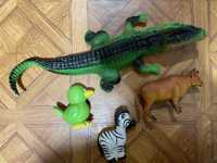 Игрушки для ванной набор игрушек крокодил лягушка