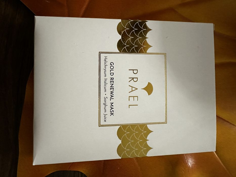 Luksusowa maska do twarzy Prael gold renewal