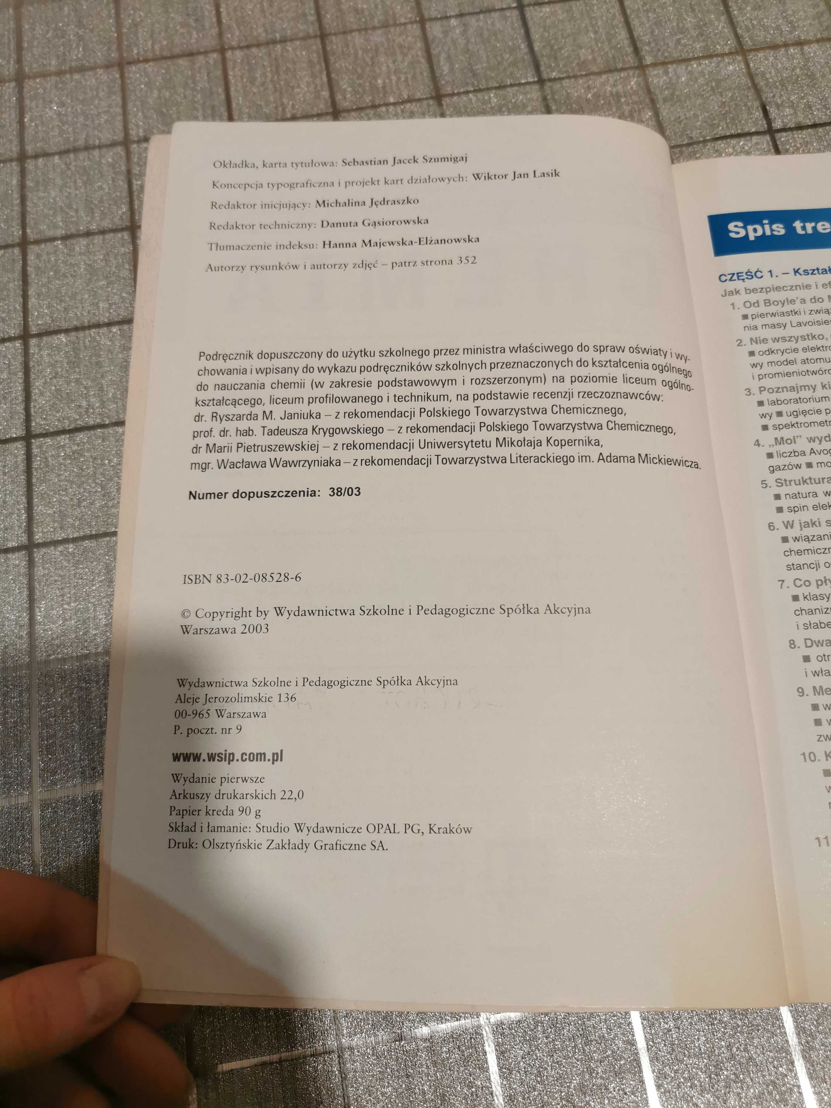 Podręcznik Chemia cz. 2 WSiP liceum matura