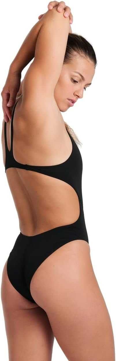 Damski Jednoczęściowy Strój Kąpielowy ARENA Team Tech Solid Black 40