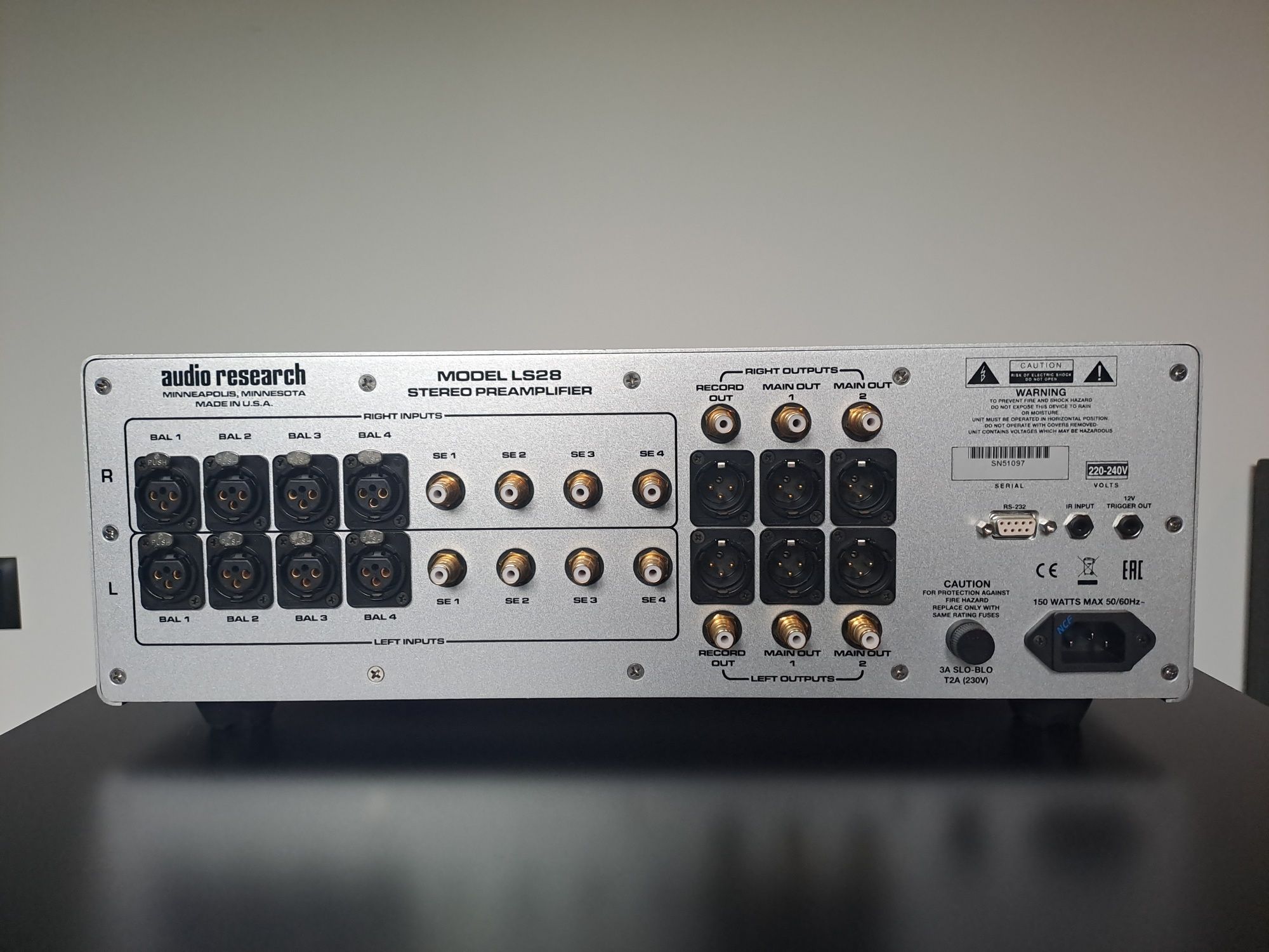 Przedwzmacniacz lampowy Audioresearch Ls28 se