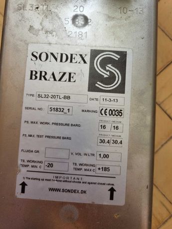 Wymiennik ciepła płytowy Sondex Braze