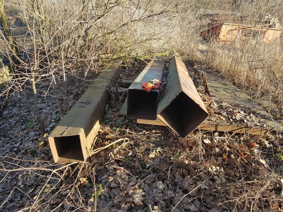 Труба металева, квадратна, зварна, 6 м