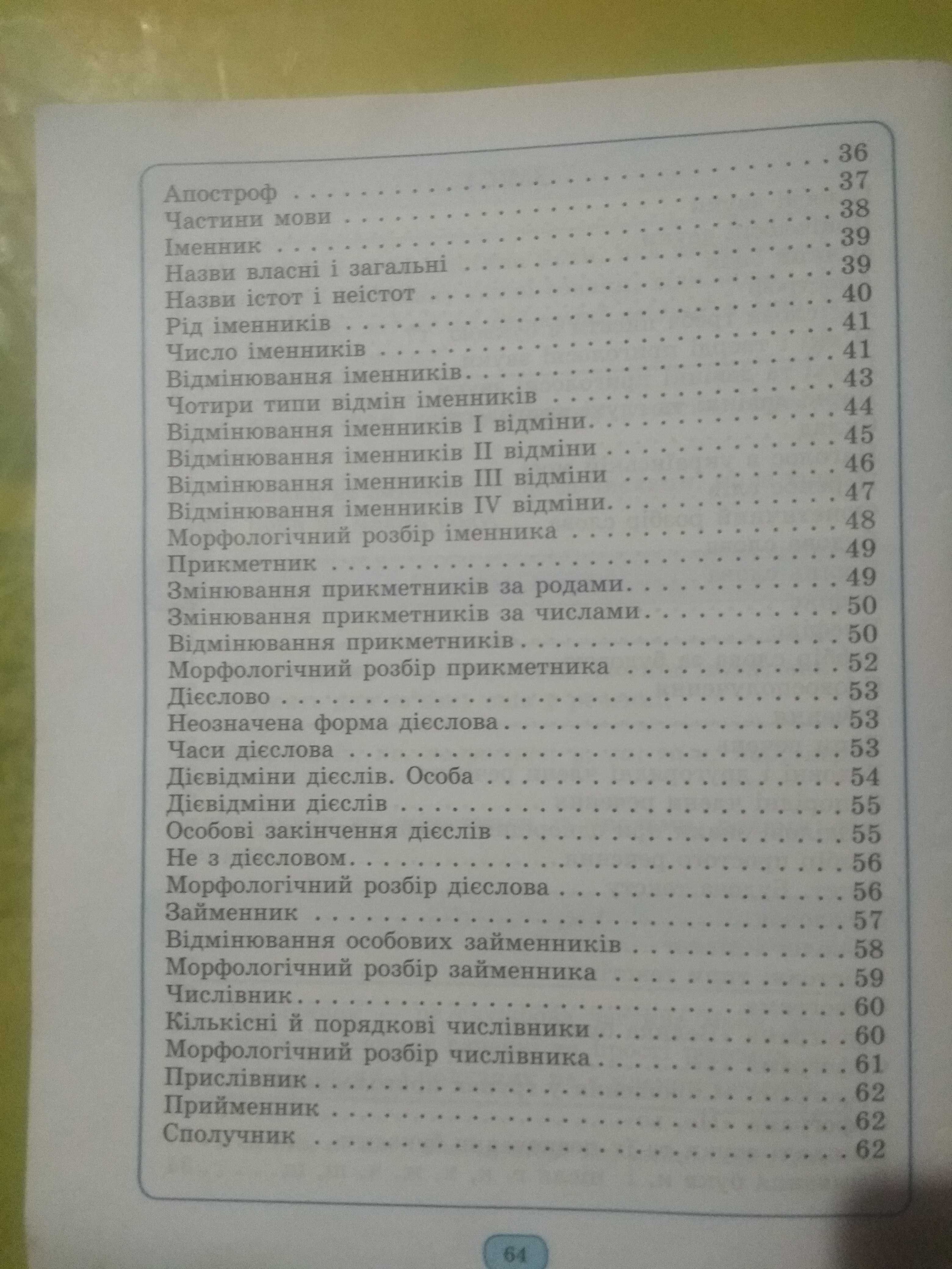 Українська мова в таблицях та схемах.