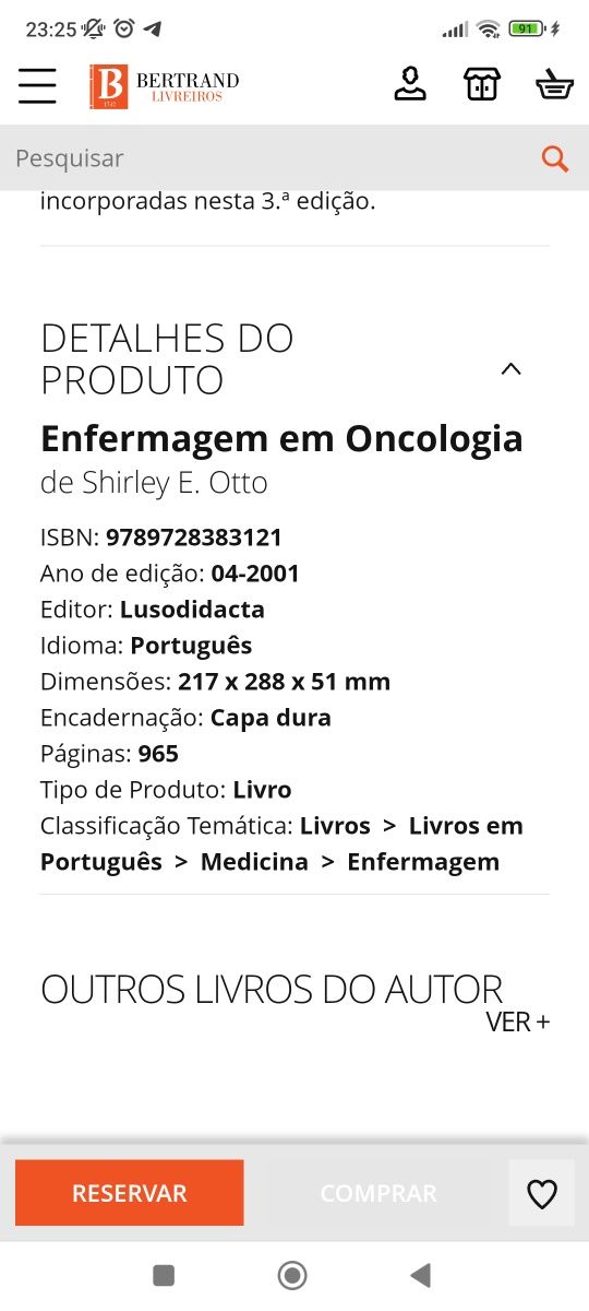 Livro Enfermagem em Oncologia