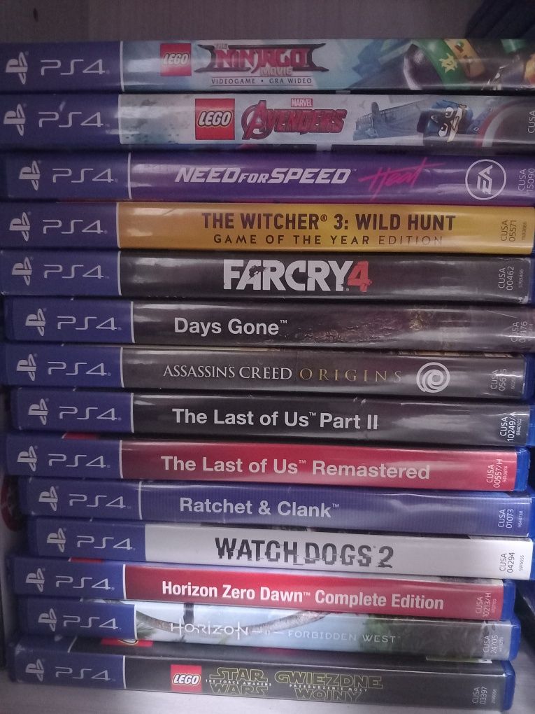 Gry ps4 lego ninjago avengers farcry 4 wiedzmin horizon fifa 22 23