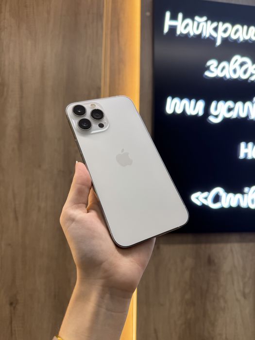 Used IPHONE 13Pro Max 256 Silver Neverlock Костюшка,5 igrand