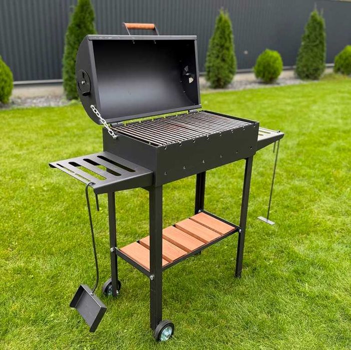 Мангал для шашлику з решіткою! Мангал 4 мм! Мангал на колесах!