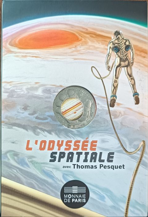 França 2025- conjuntos de 5 moedas-Odisseia Espacial Alusiva a Thomas