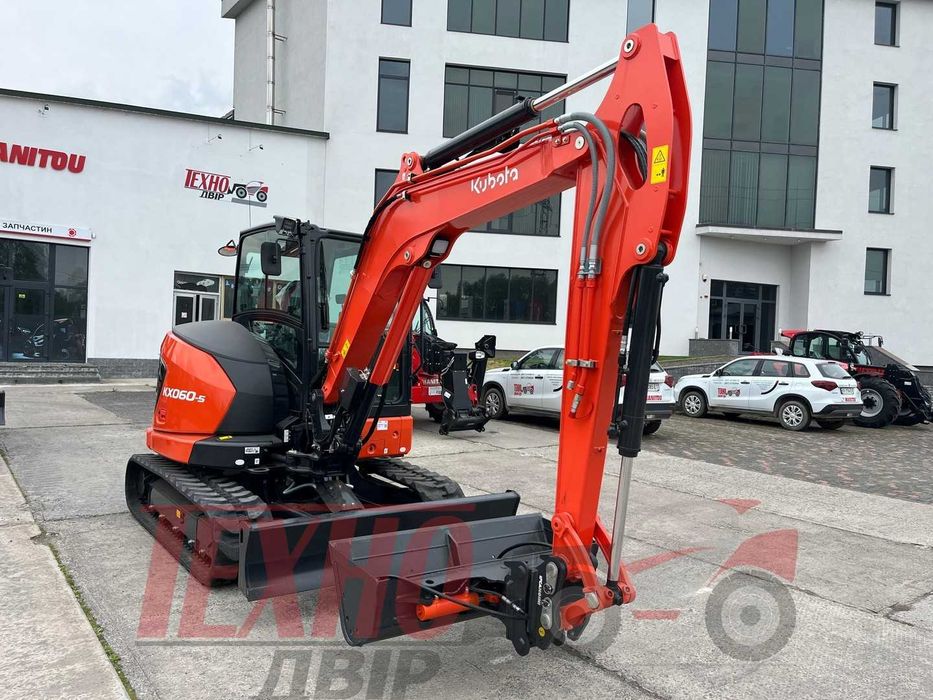 Міні-екскаватор Kubota KX 060-5 KGLS2 НОВИЙ (JCB, Yanmar)