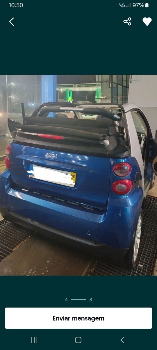 smart cabrio aceito trocas