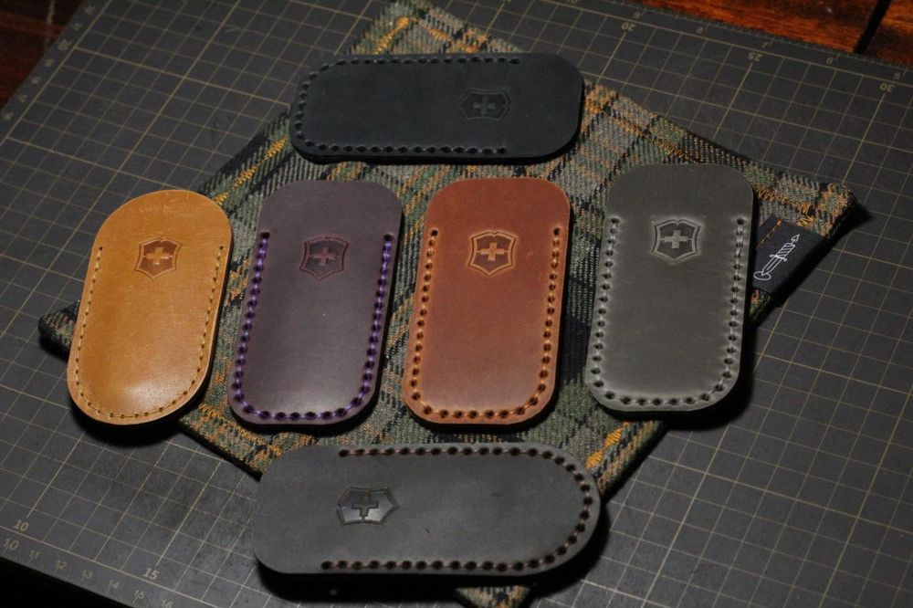 Чехол из натуральной кожи для victorinox 91 mm wenger knipex sog