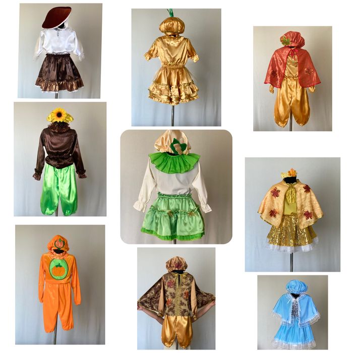 Прокат карнавальних костюмів грибочки буряк помідо огірок цибулька