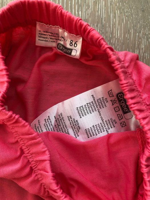 Ergee malinowe haremki niemowlęce dziecięce 86 nowe