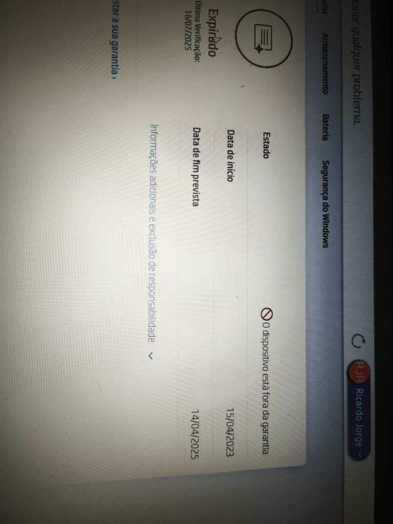 Portátil HP rigorosamente novo