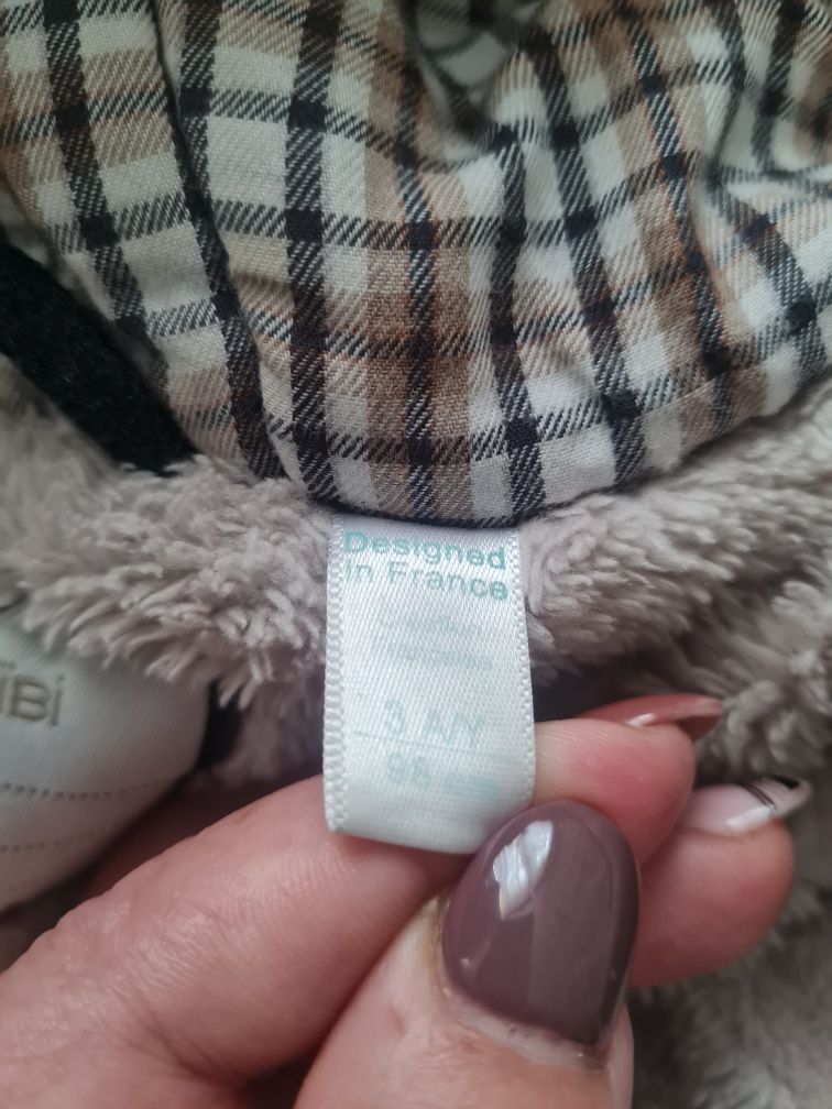 Płaszczyk chłopięcy ocieplany 98