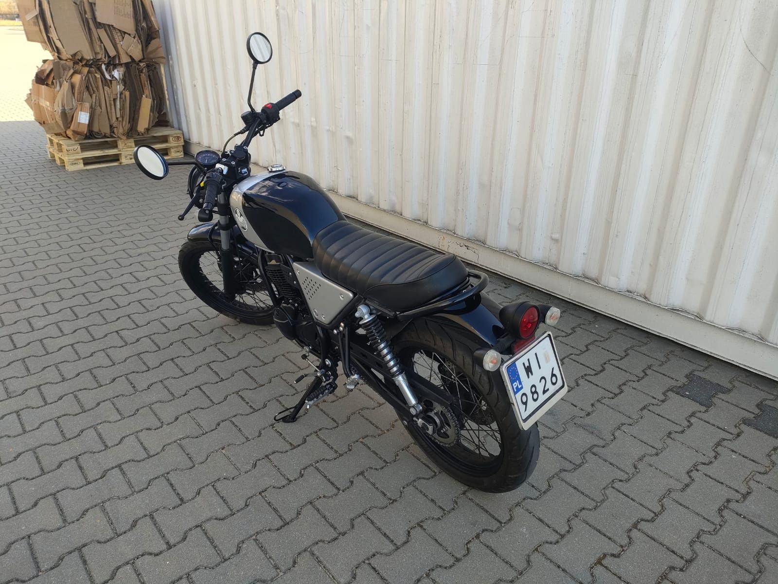 Romet SCMB 125 kat. B Scrambler Caffe Retro