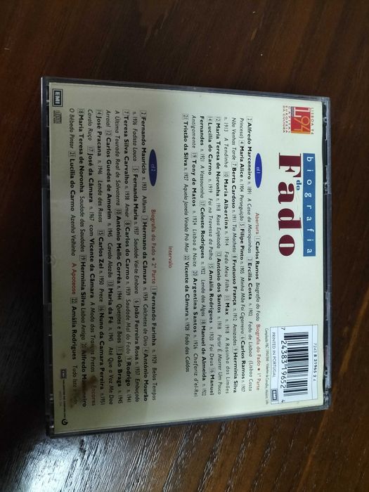 CD duplo  sobre a biografia do Fado em ótimo estado.