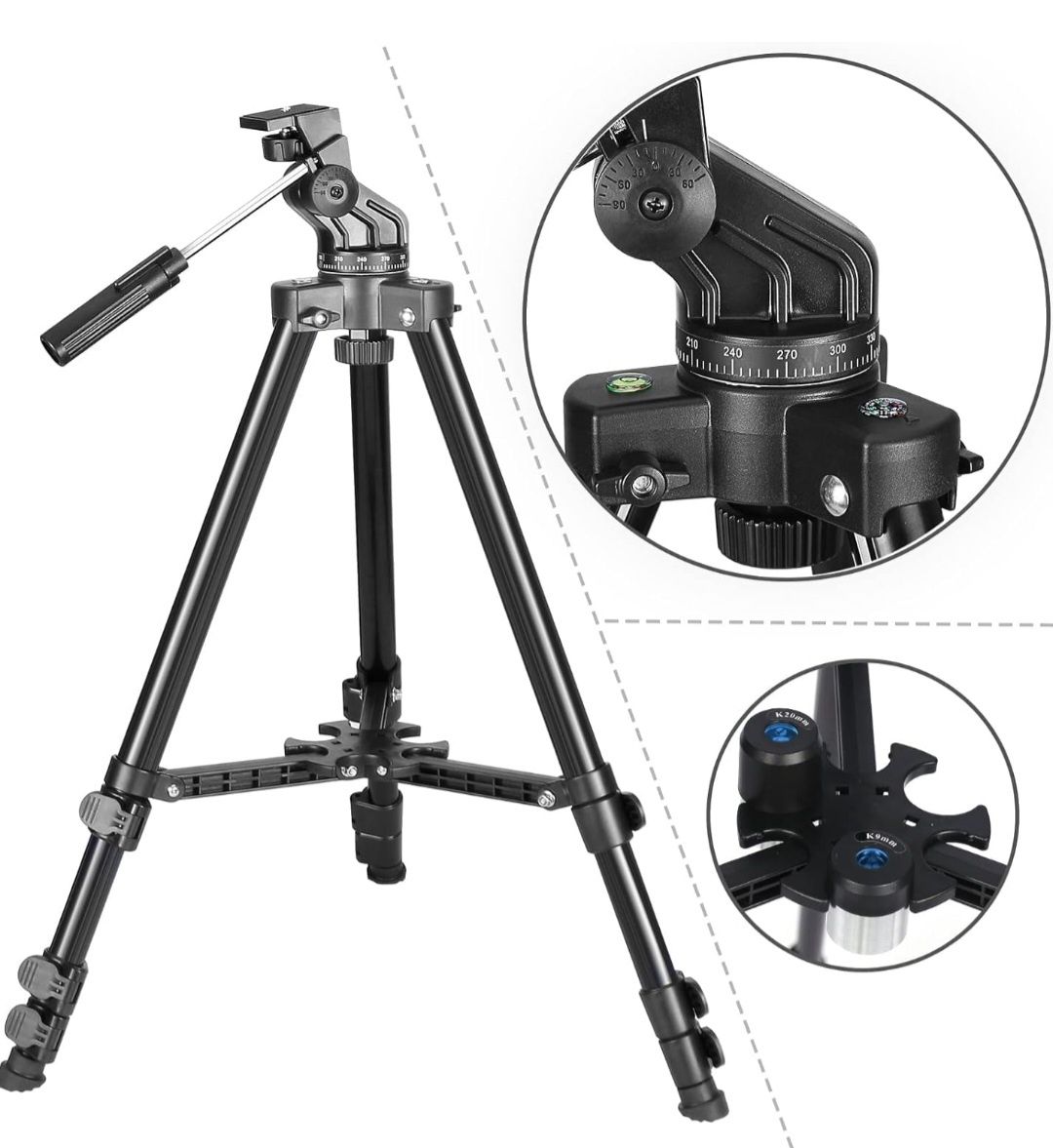 Teleskop astronomiczny 80mm 600mm Przenośny Podróżny