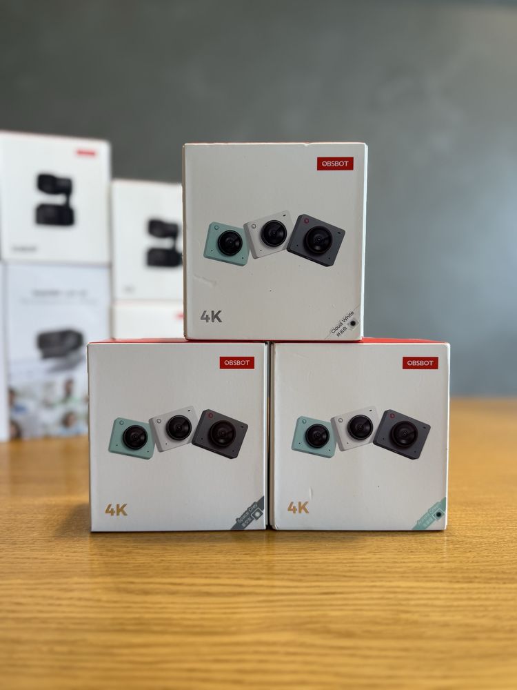 Веб-камера OBSBOT Meet 2-4K, Meet SE, Tiny 2, Insta360 Link 2C