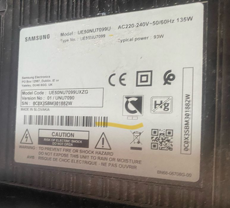 Tv samsung 50 cali smart tv