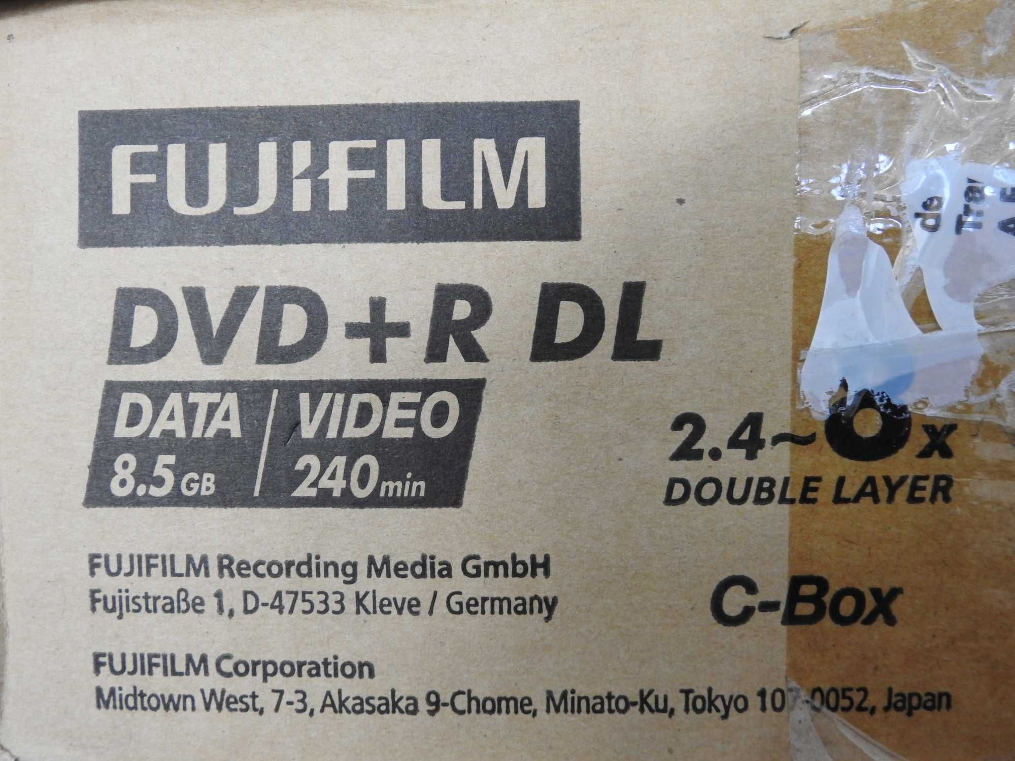 FUJIFILM 10 DISCOS UNIDADES
DVD + R DL
DOUBLE LAYER RECORDABLE