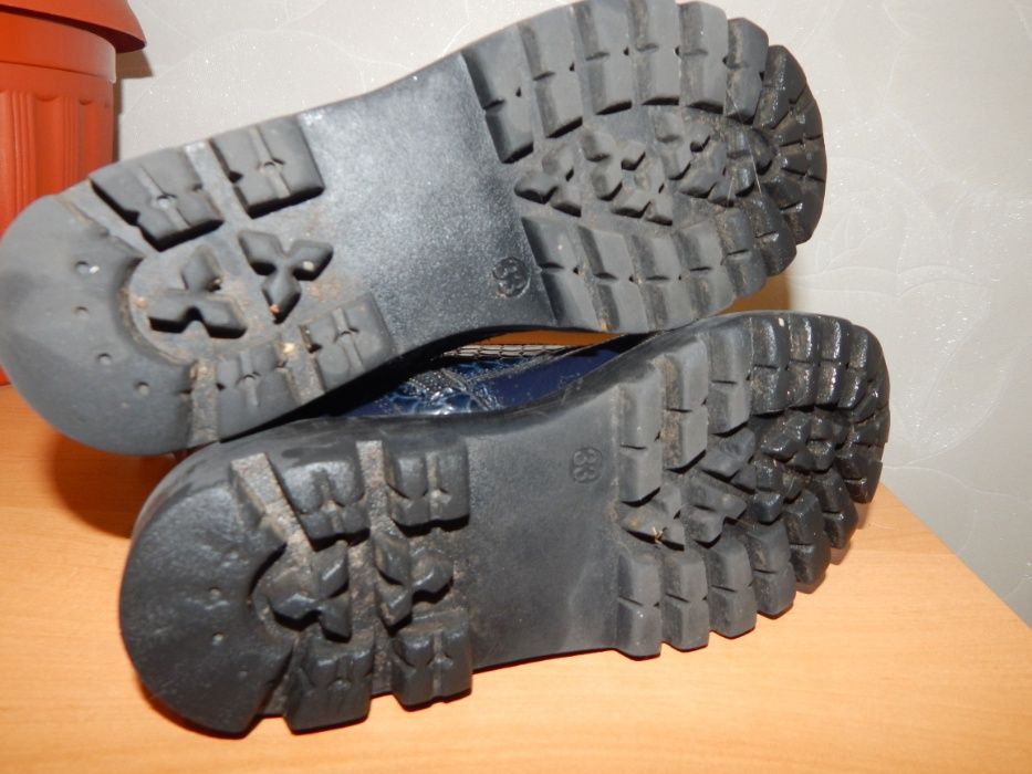 Деми ботинки TOM.M, 33 размер, 21,3 см стелька натуральная кожа лак