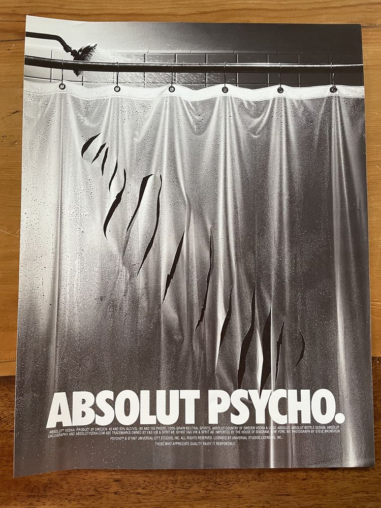 Cartazes Absolut Vodka Publicidade Vintage