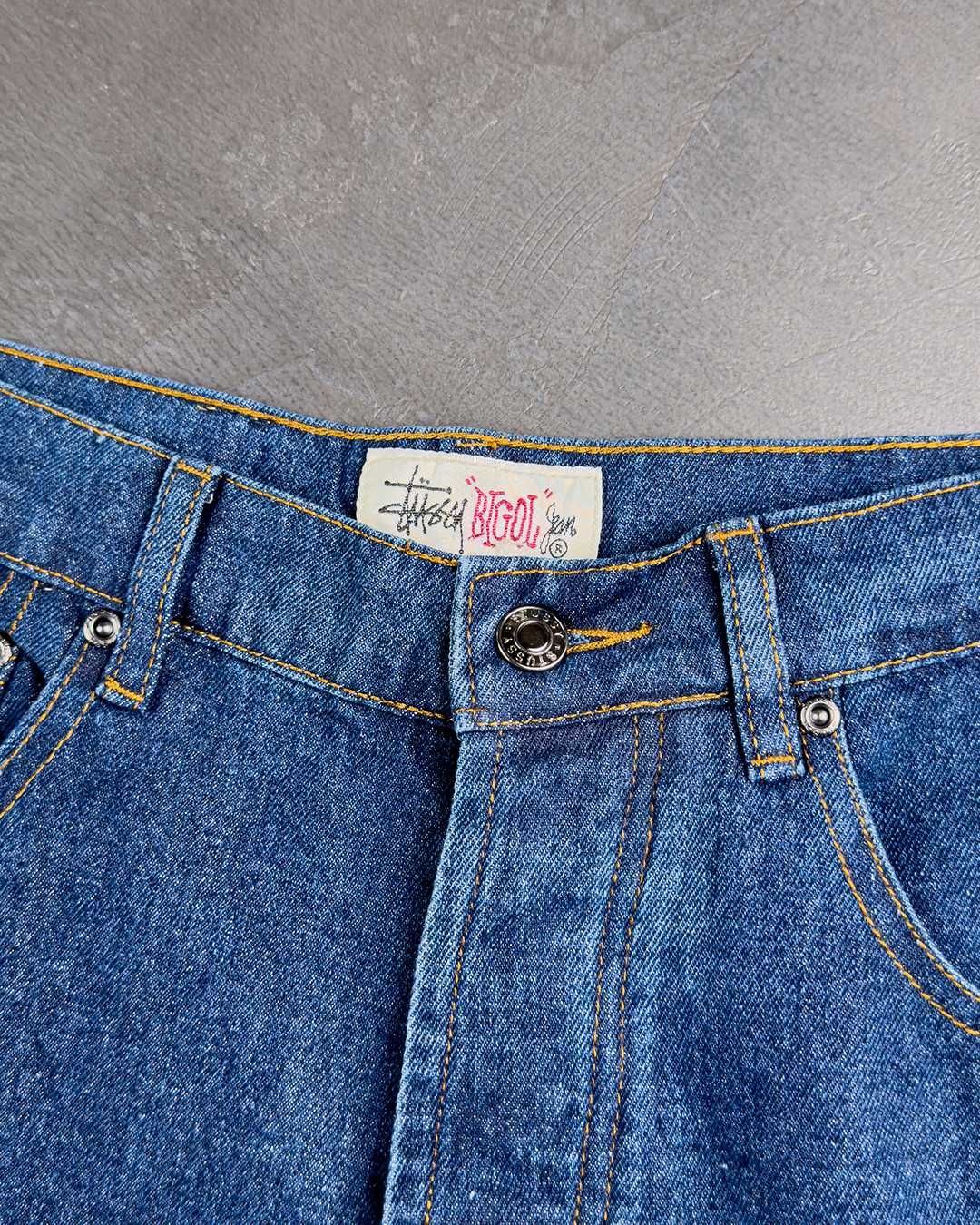 Джинси STUSSY SS-Link Big Ol' Jeans Dark Blue