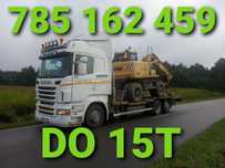Pomoc drogowa AUTOLAWETA LAWETA  15t najazd platforma transport maszyn