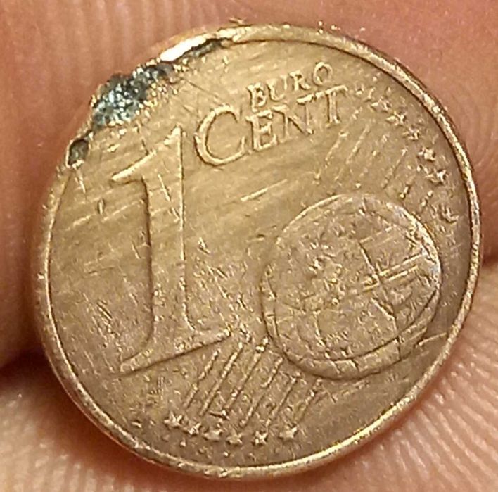 Moeda da Alemanha D 2002 única 2 erros