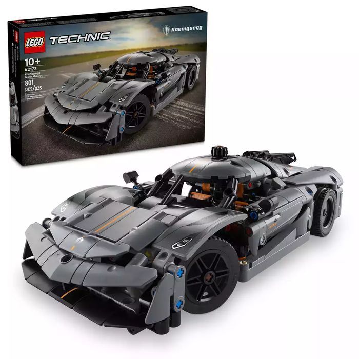 LEGO Technic Szary hipersamochód Koenigsegg Jesko Absolut 42173. LEGO