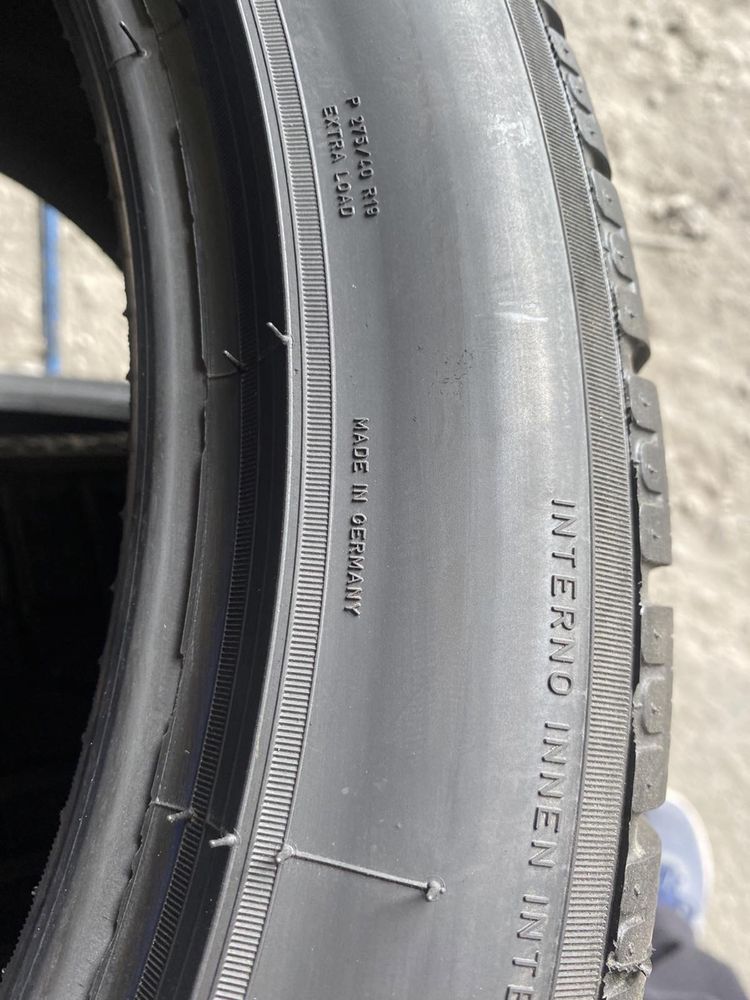 275/40/19+255/40/19 R19 Pirelli Sottozero Winter 270 4шт новые зима