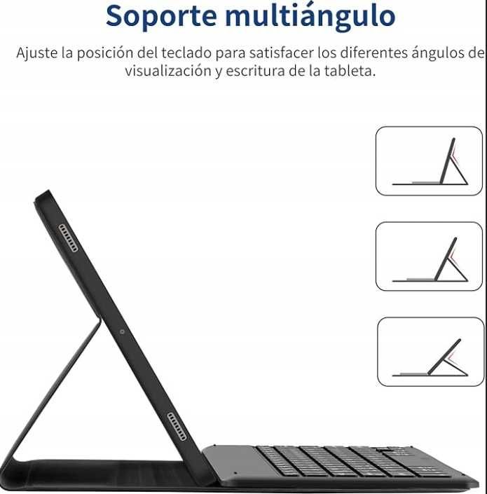 Etui EasyAcc z klawiaturą hiszpańską do Galaxy Tab S9 S9 FE 11 cali