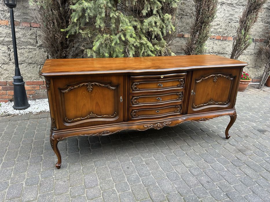 Stylowa Komoda Ludwikowska Ludwik Warrings Stolik TV RTV Po Renowacji