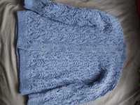 Niebieski sweterek wełniany XS